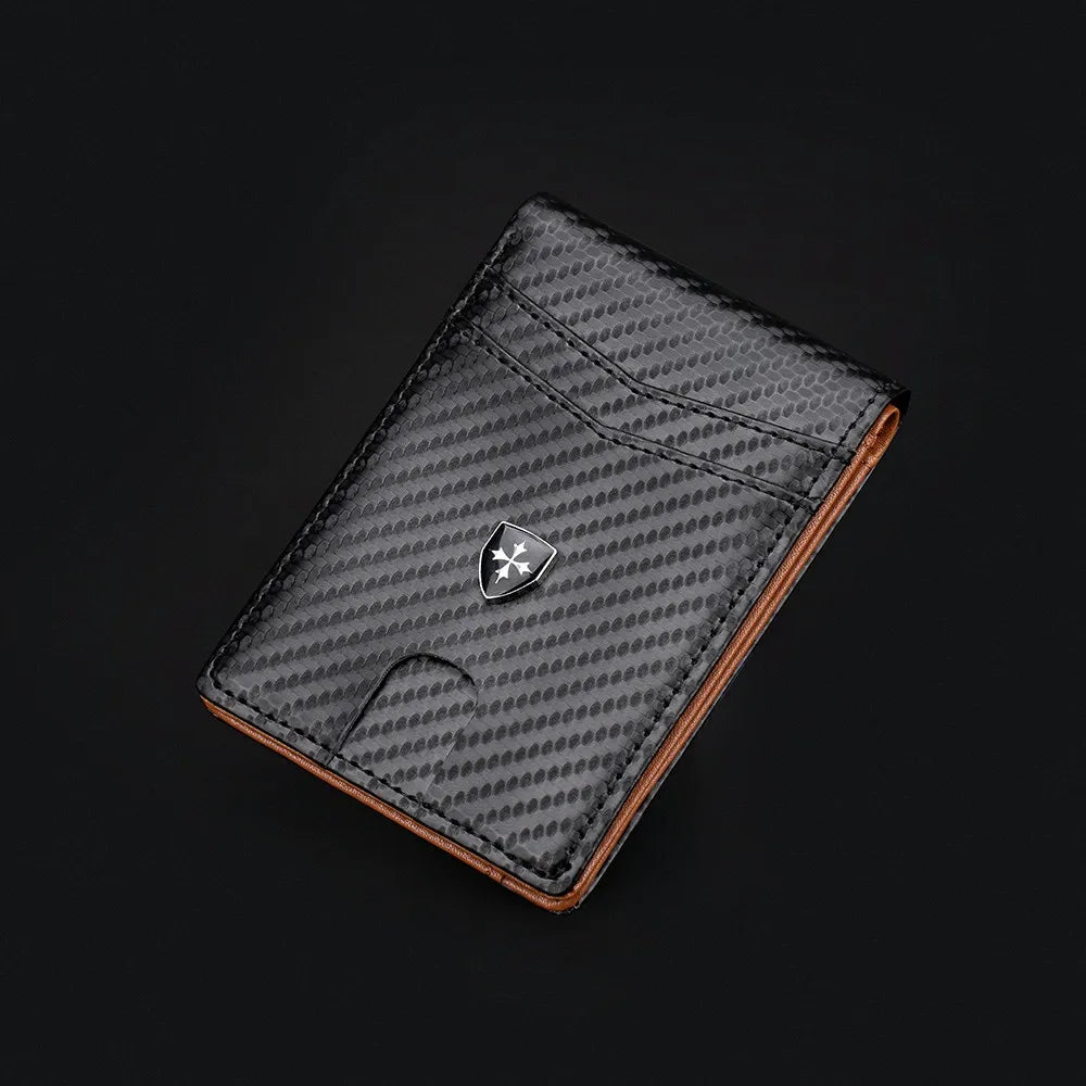 Carbon Fiber RFID Blocking Bifold Wallet for Men