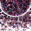 Mixed Size Green Czech Glass Seed Beads for Jewelry Making
