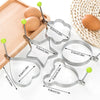 5-Piece Stainless Steel Egg & Pancake Mold Set