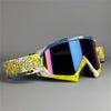 Classic Retro Motorcycle Goggles with Dual Lenses