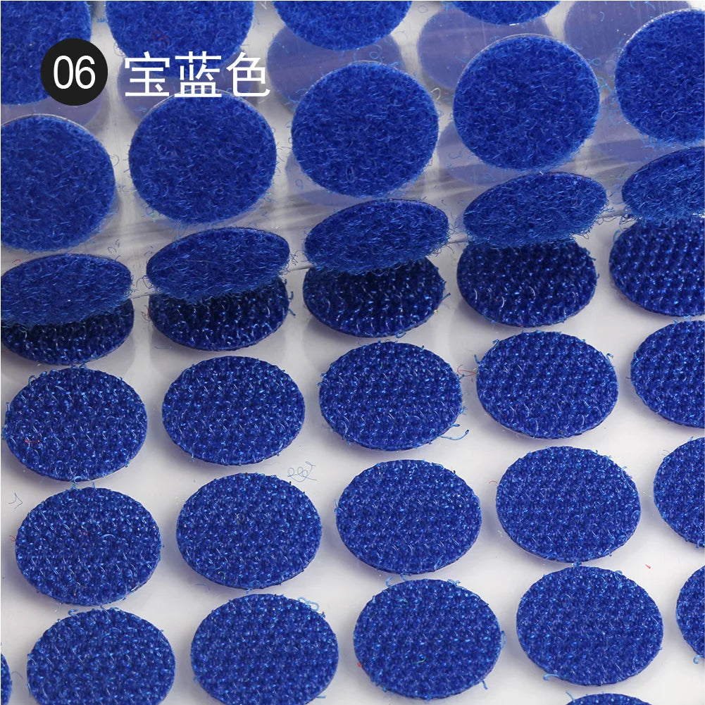 Self-Adhesive Hook & Loop Dots (100 Pairs)