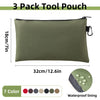 Portable Tool & Organizer Roll-Up Storage Bag with Secure Zipper