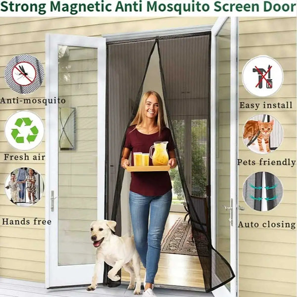 Moustiquaire Magnétique à Fermeture Automatique