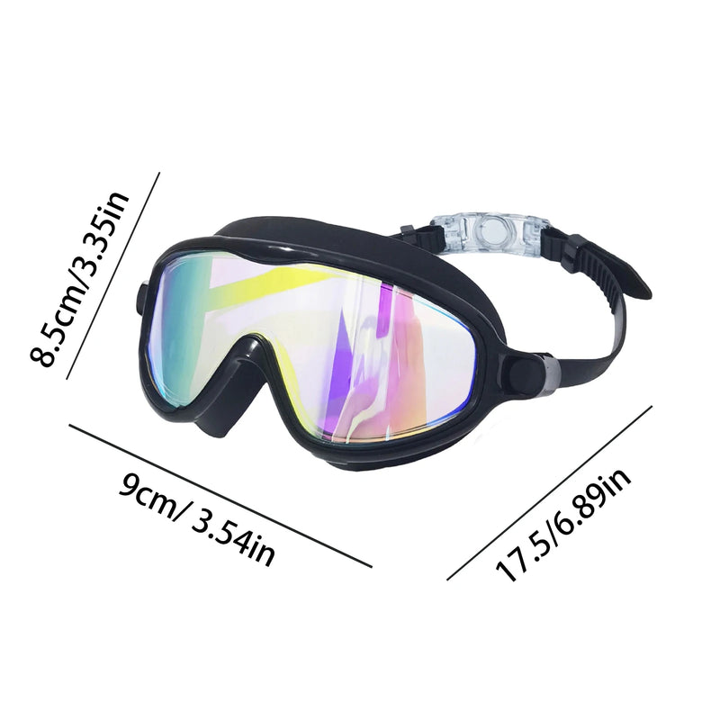Kids Anti-Fog Swim Goggles with Nose Clip & Earplugs