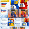 Buntes Blasenwerferspielzeug mit zwei Farboptionen und gear-inspiriertem Design für lustiges Spiel im Freien