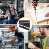 A collage showing various tools and equipment used by mechanics, electricians, and for home improvement tasks.