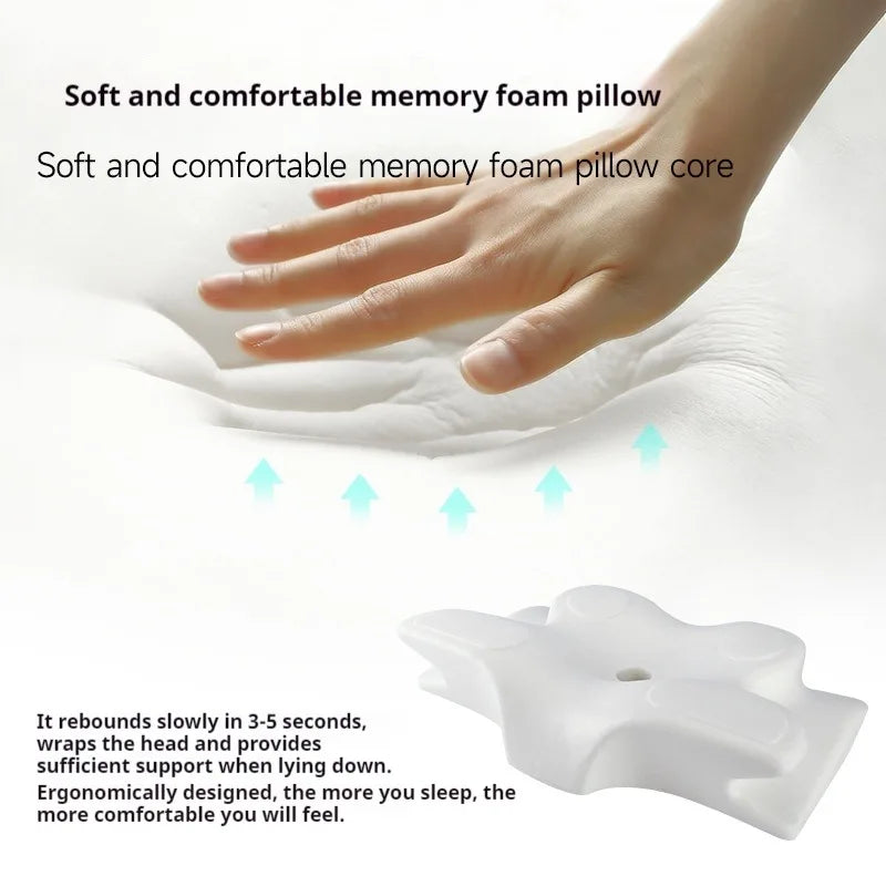 Ergonomic Memory Foam Cervical Pillow