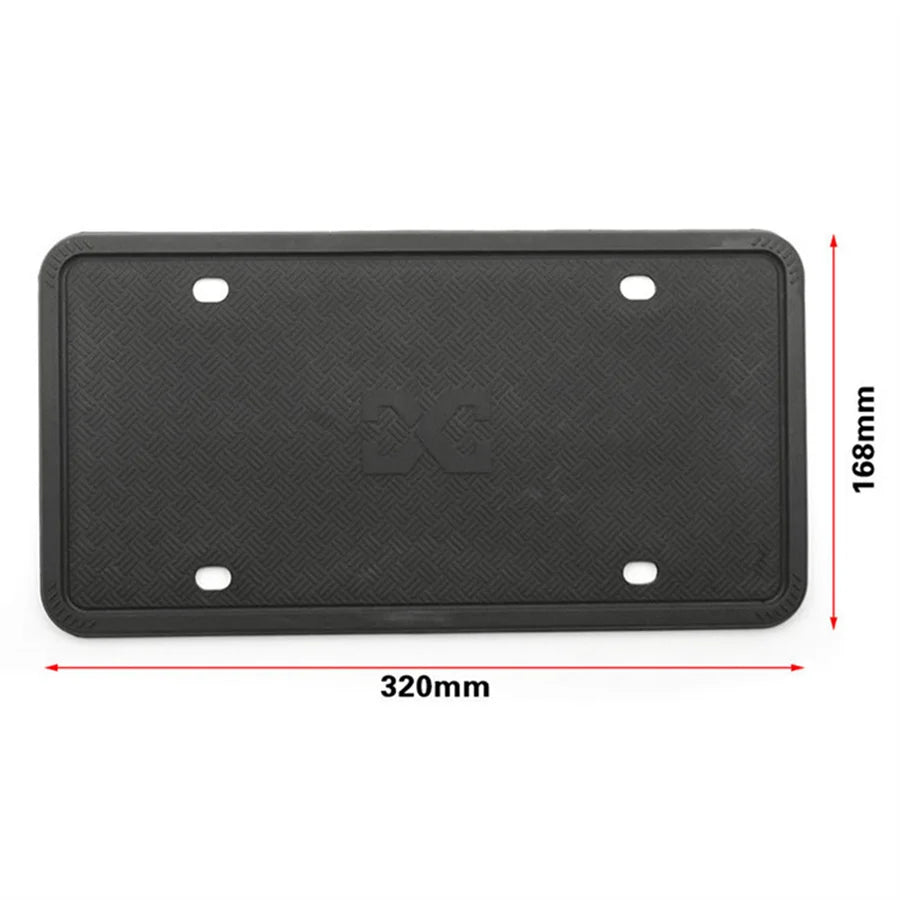 Silicone License Plate Frame Cover (1 Pack)