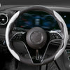 Carbon Fiber Style Microfiber Leather Steering Wheel Cover