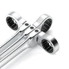 Ratcheting Spanner Set with Flexible Head – 72-Tooth Design