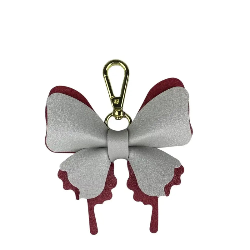 PU Leather Butterfly Bag Charm