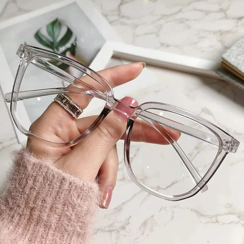 Retro Oval Anti-Blue Light Glasses