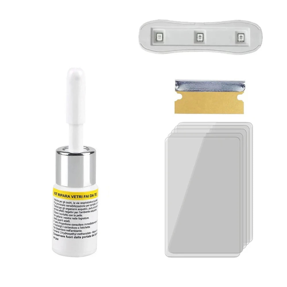 Windshield Repair Kit for Chips and Cracks