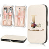 Portable Stainless Steel Manicure & Pedicure Set with Organizer Case
