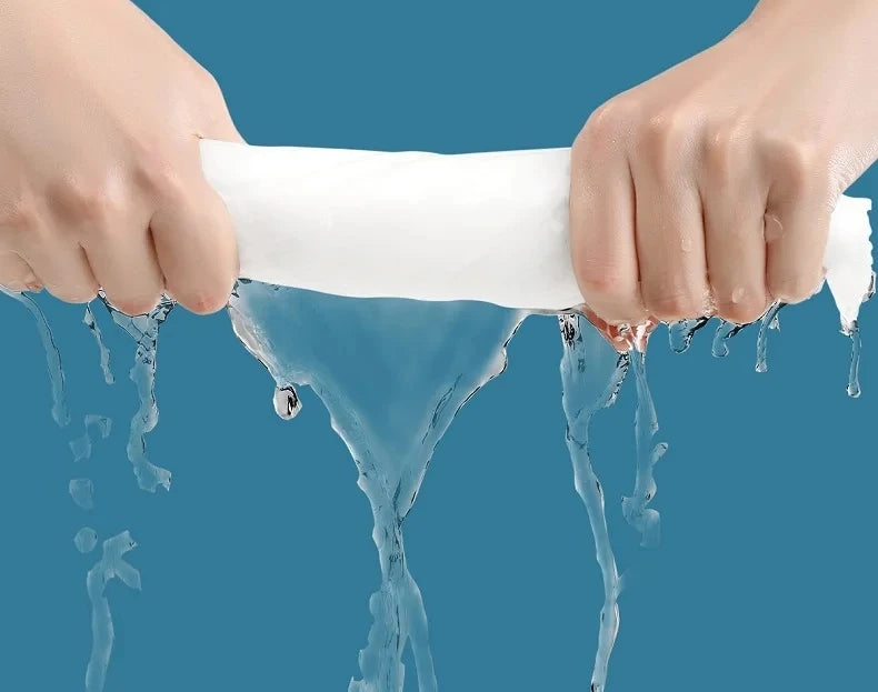 100% Cotton Disposable Face Towels – Soft & Thick Cleansing Wipes for Skincare