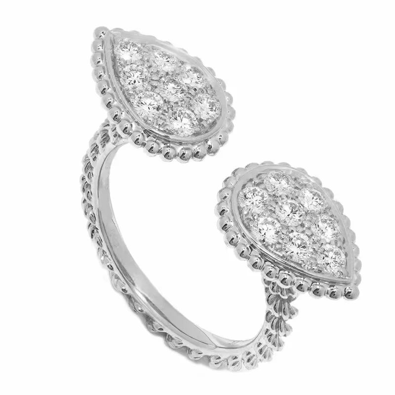 Detachable Double-Eye Gold Plated Stud Earrings