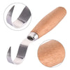 Wood Carving Knife with Ergonomic Wooden Handle