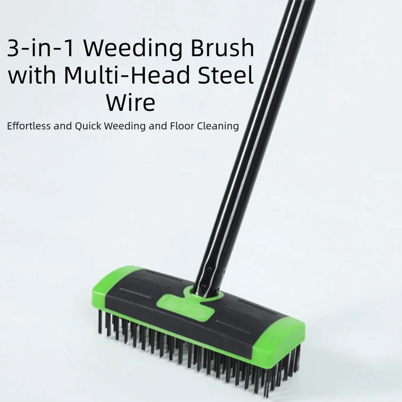 Extendable 3-in-1 Garden Weeding Brush