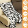 Reusable Coloring Blanket with 24 Markers