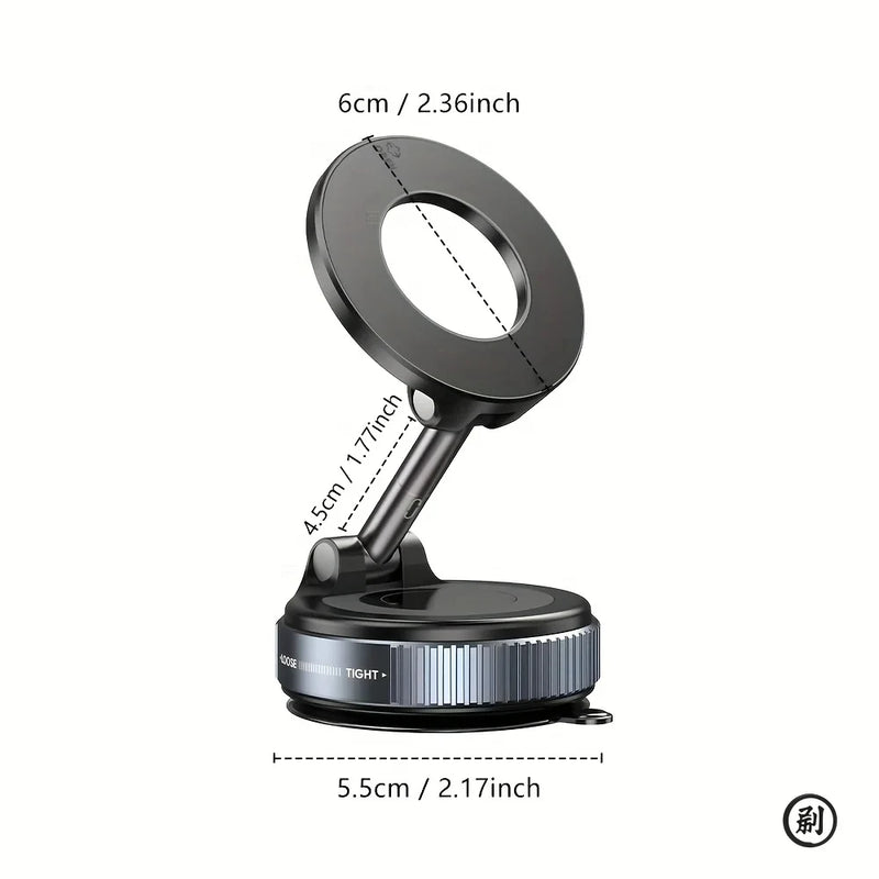 Magnetic Car Phone Holder - 360° Adjustable & Foldable