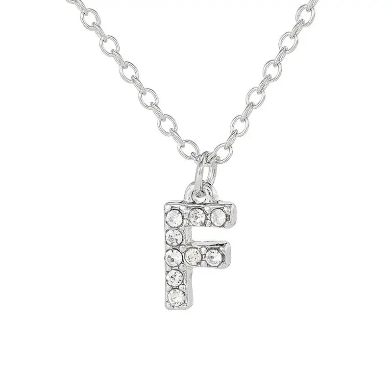 Initial Letter Pendant Necklace