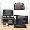 Large Capacity Mesh Travel Makeup Bag Organizer