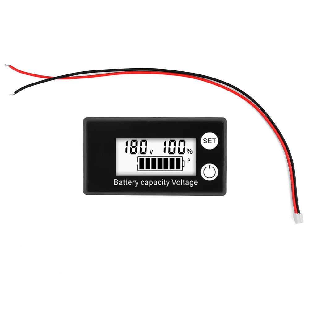 DC 8-100V Battery Capacity Indicator with LCD Display