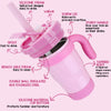 Kids Insulated Tumbler with Handle and Straw