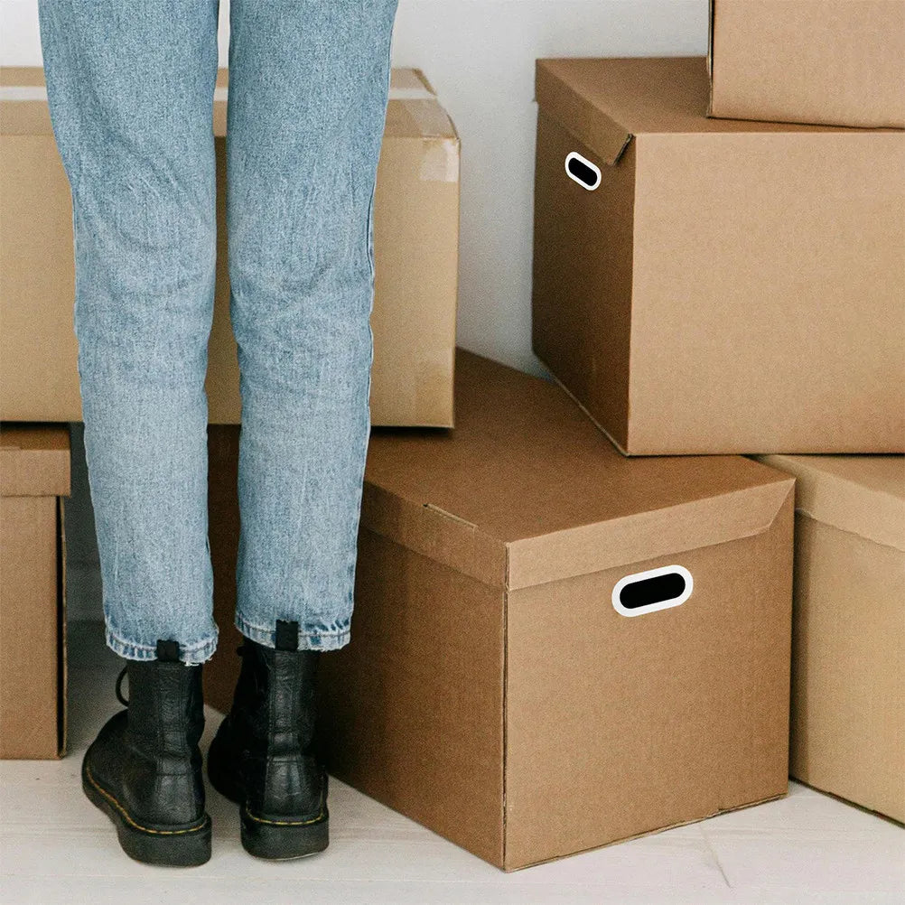 Poignées à Boucle en Carton Plastique Haute Résistance pour Boîtes à Emporter