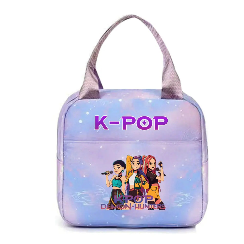 KPop Demon Hunters Insulated Lunch Bag with Shoulder Strap