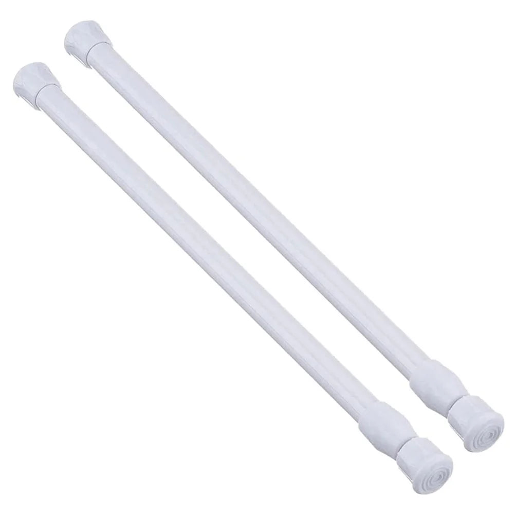 Adjustable Tension Rods, 16–28 Inch, Set of 2, No-Drill Installation