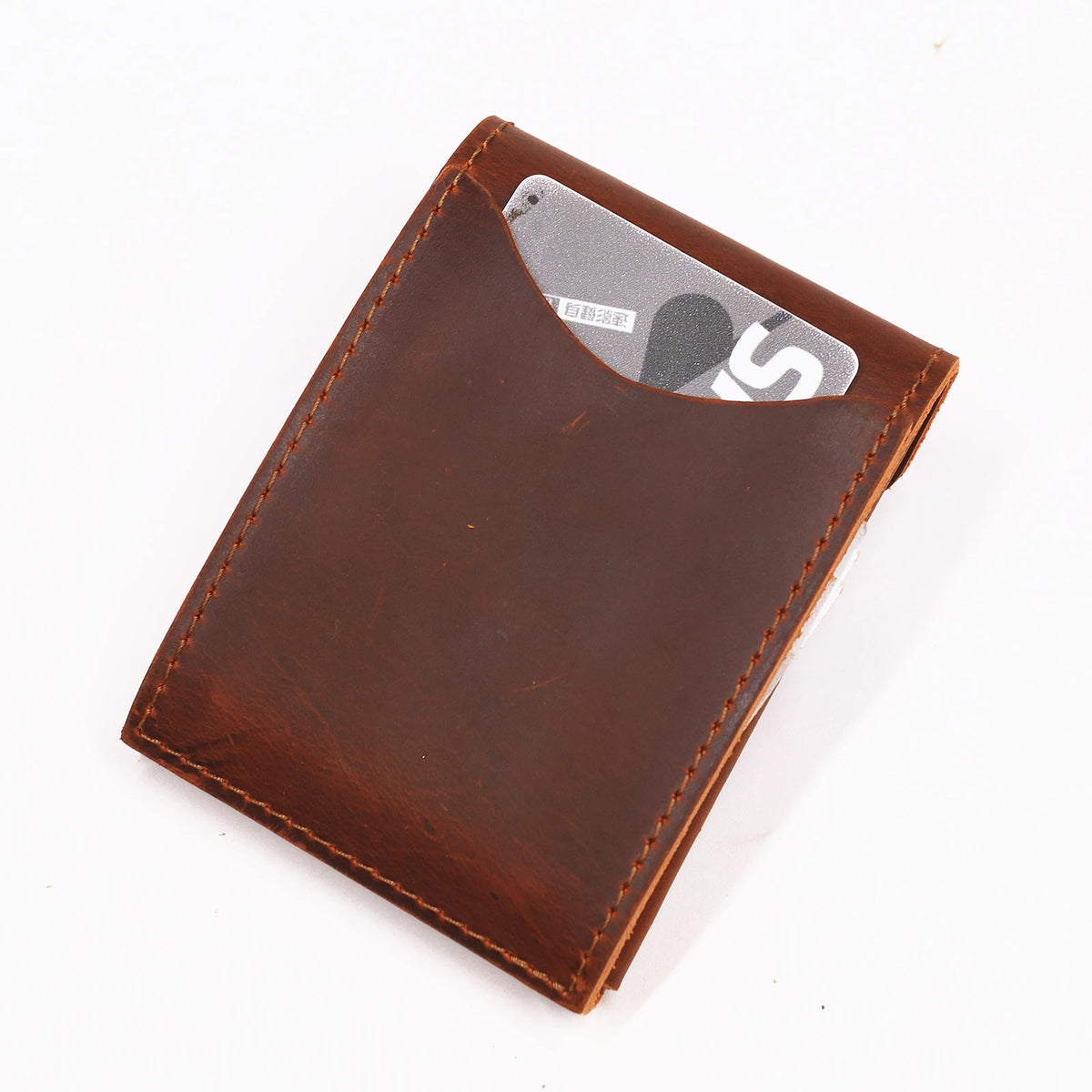Slim Full-Grain Leather Wallet for Men