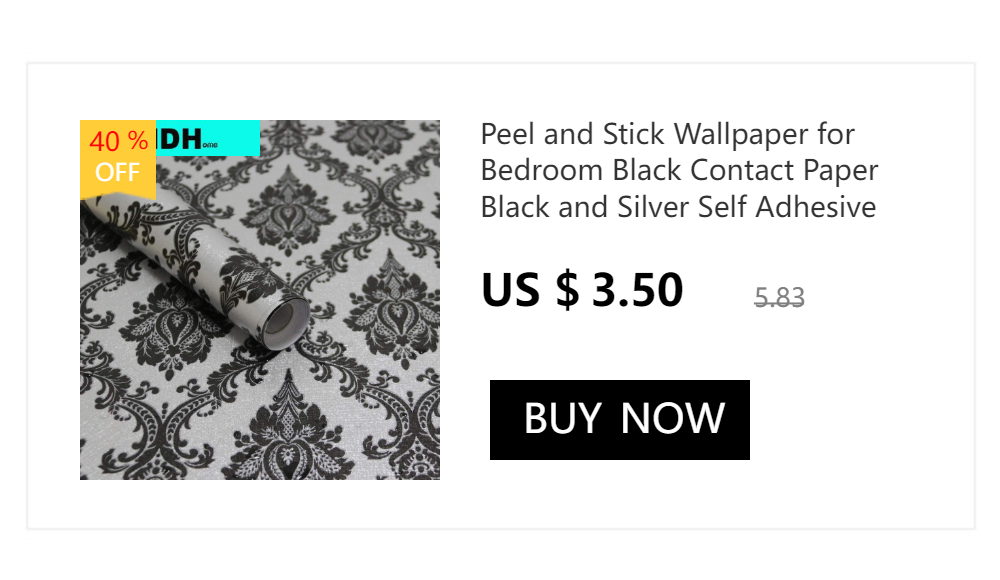 Roll of black and silver self-adhesive contact paper wallpaper for a bedroom