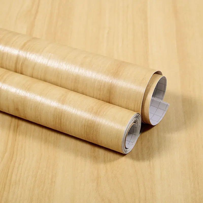 Self-Adhesive Wood Grain PVC Wall & Furniture Wrap