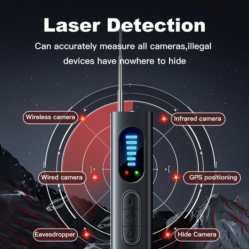 RF Signal Detector & Hidden Camera Scanner