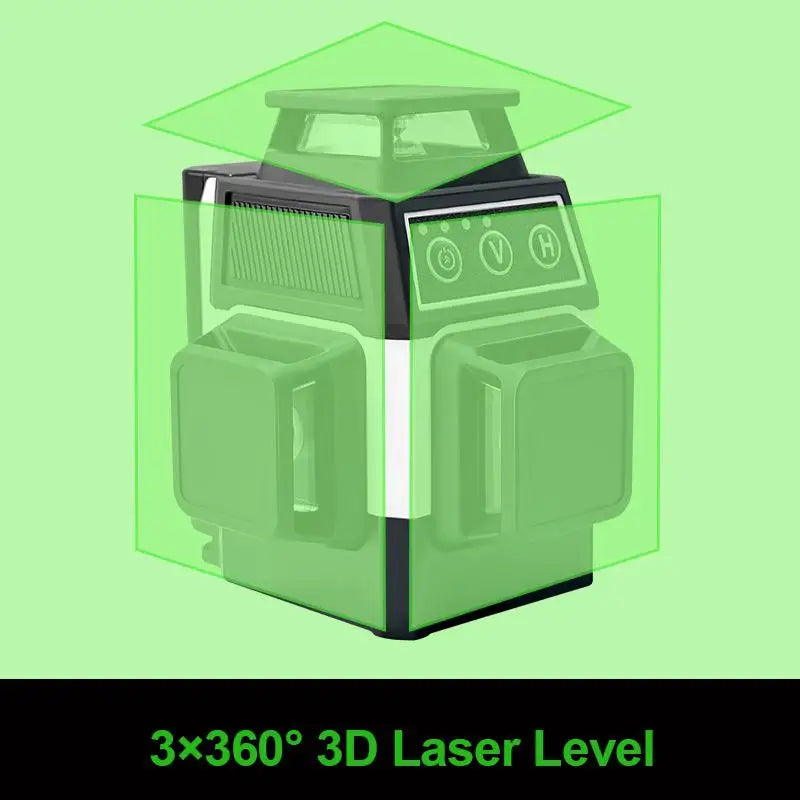 12-Line 3D Self-Leveling Laser Level