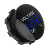 Black LED digital voltmeter displaying 12.2V DC voltage.