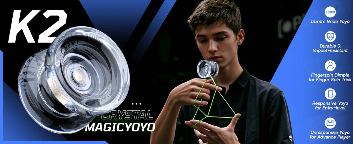Crystal K2 Yoyo for Beginners and Advanced Players