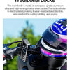 Secure 3-Digit Combination Helmet Lock with Anti-Cut Steel Cable