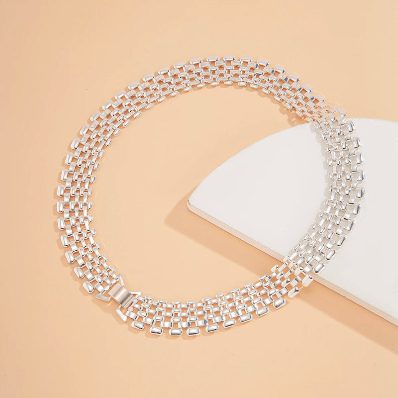 Chunky Cuban Link Necklace & Bracelet Set