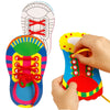 Shoelace Tying Practice Board for Kids – Learn to Tie Laces