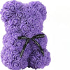 Eternal Rose Teddy Bear Gift for Mom, Valentine's Day & Home Décor