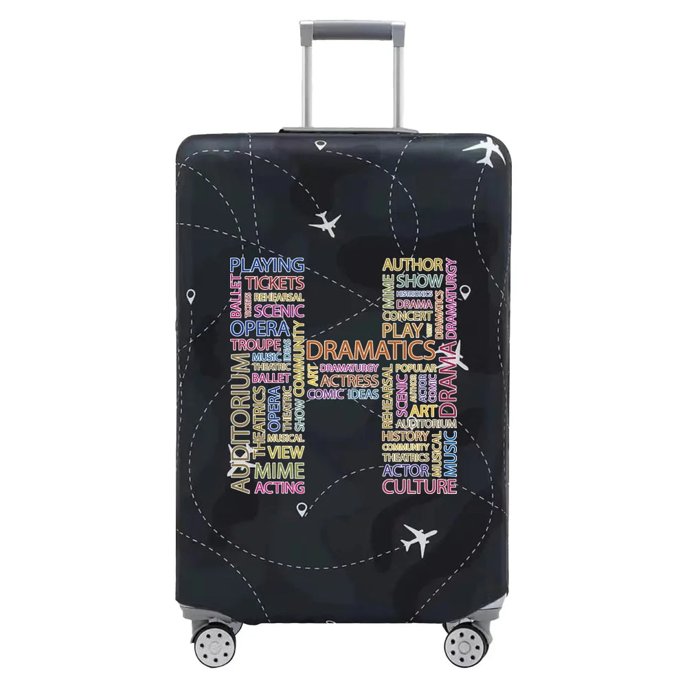 Stretch Fabric Luggage Cover for Suitcases (18-32 Inch)