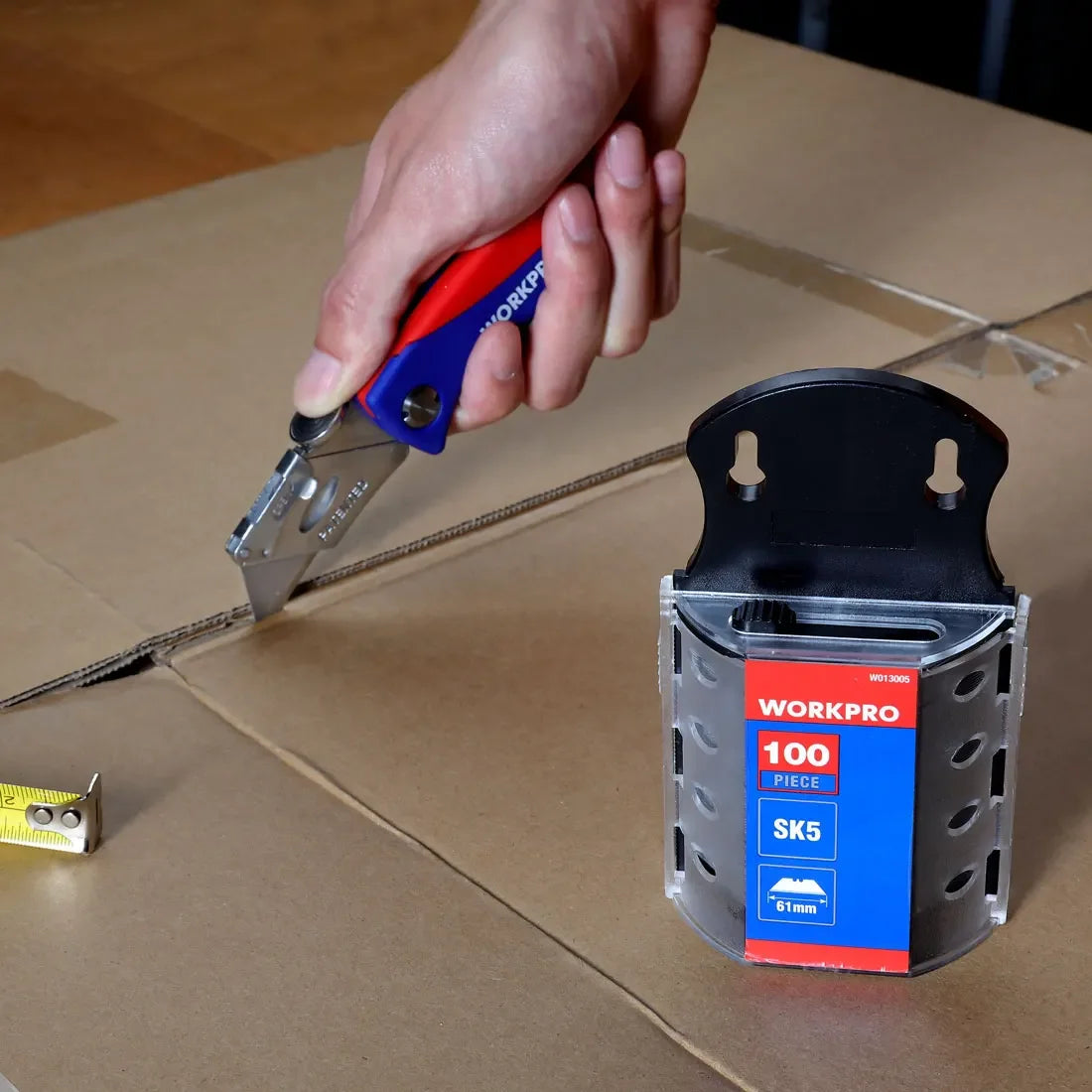 SK5 Steel Utility Knife Blades (T-Shaped, Heavy-Duty)