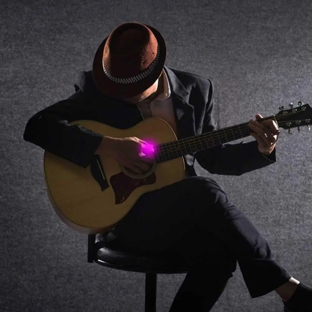 LED Glowing Guitar Picks for Electric, Acoustic, Bass, and Mandolin