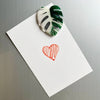 Acrylic Leaf Magnets Set - Fridge Decor
