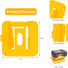 Yellow ABS mold injection wall mount battery holder for Dewalt 20V DCB200 & DCB203 batteries