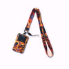 Retro Tape Design Lanyard with Card Holder