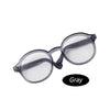 Gray transparent plastic sunglasses for dolls