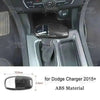 Carbon fiber interior trim kit for Dodge Charger featuring an ABS material component.